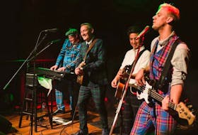 The Unusual Commoners (from left) Lachy Gillespie, Anthony Field, Oliver Brian and David O'Reilly will play in St. John's on Sept. 29. (Sandra-Lee Layden photo.)