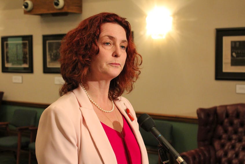 NDP Leader Alison Coffin.
