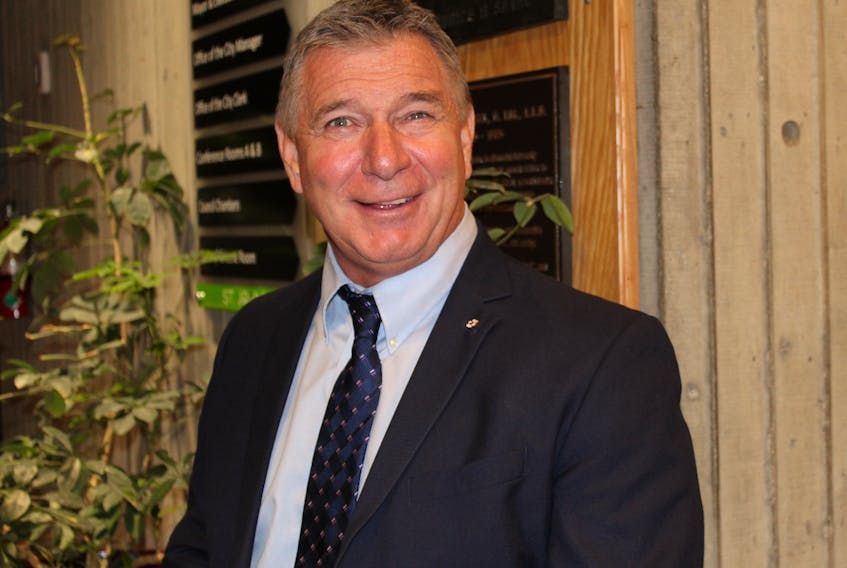 Rick Hansen visited St. John’s City Hall Monday evening, where he spoke about his #EveryoneEverywhere campaign across Canada to make the country more accessible and inclusive.