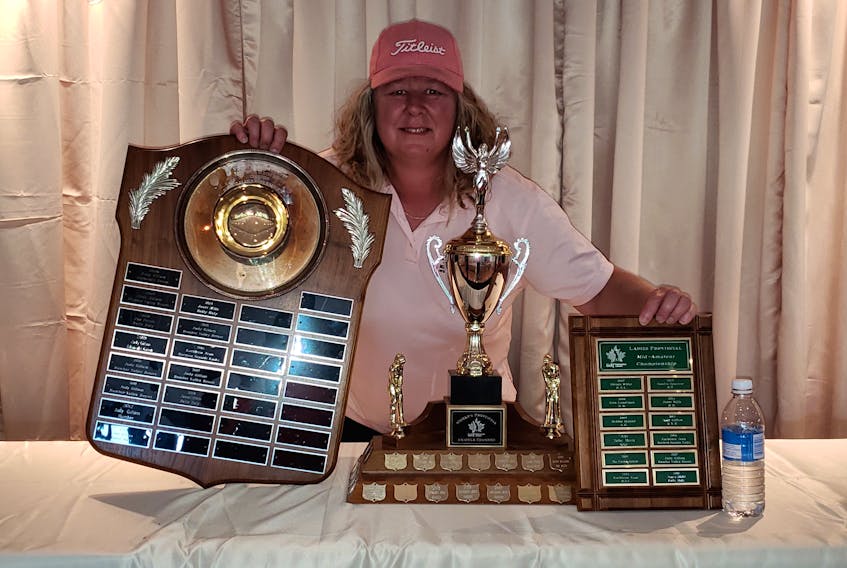 Kathleen Jean of Stephenville is the latest golfer to win the Newfoundland and Labrador amateur, mid-amateur and senior women's divisions. — Submitted/NLGA