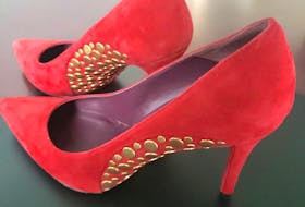 Finance minister Siobhan Coady Tweeted out a picture of the shoes she will be wearing as she delivers her budget today.
