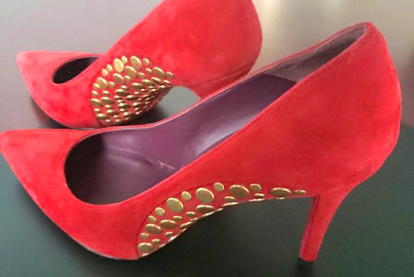 Finance minister Siobhan Coady Tweeted out a picture of the shoes she will be wearing as she delivers her budget today.