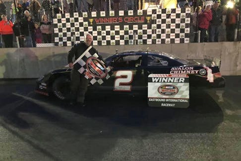 Dean Martin’s No. 2 car was super-fast on Saturday as he powered the machine to the season-ending victory in the Eastbound 150 at Eastbound International Speedway in Avondale.  — SUBMITTED/NICOLE BREEN