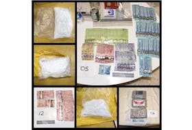 Four kilograms of cocaine and other items consistent with drug trafficking seized in St. John’s and Etobicoke, Ont. on Jan. 18.