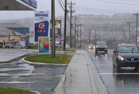 Gas stations in the west end of the St. John’s metro area, likes these in Mount Pearl, have kept the regular pricing, despite the arrival of Costco Wholesale in the Galway area, where fuel is up to 10 cents cheaper. — GLEN WHIFFEN/THE TELEGRAM