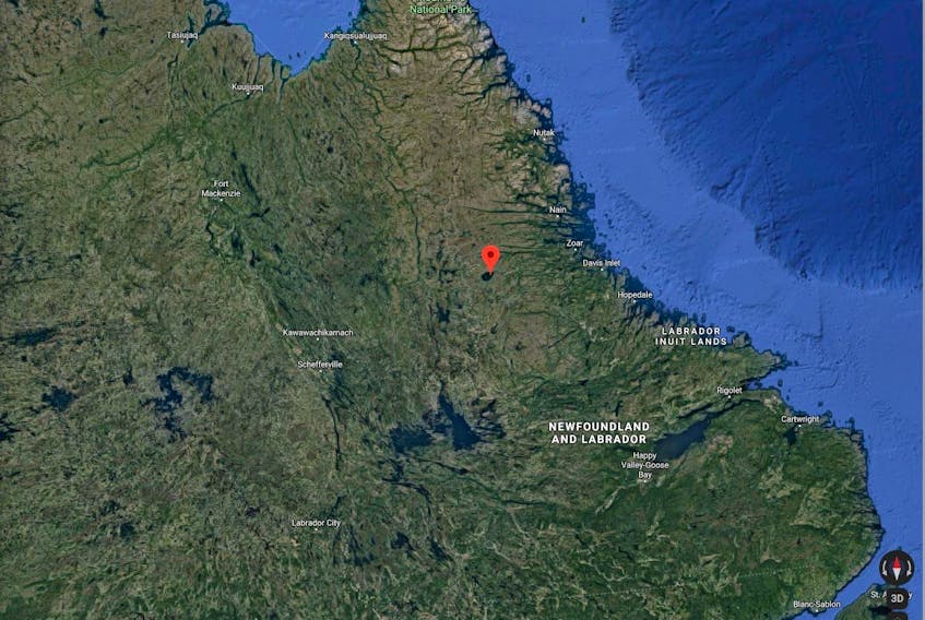 Mistastin Lake is located approximately 100 kilometres southwest of Nain, and is accessible only by air.