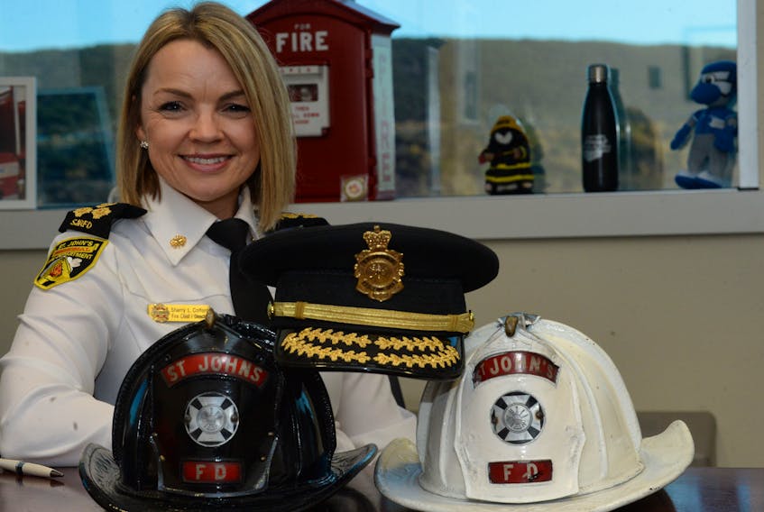 St. John's Regional Fire Chief Sherry Colford is not all about business. She also loves hunting and the Toronto Blue Jays.
