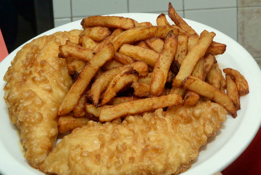 There is no fishy story here, this is a fine feed of fish and chips. File/The Telegram