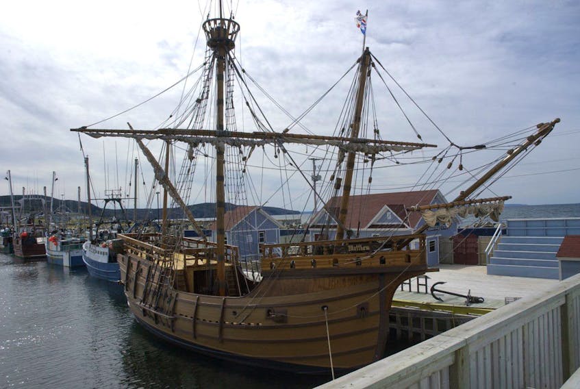 The Matthew is currently sitting in a drydock, inside a visitation centre, where people can take tours of the replica ship.  Packet file photo