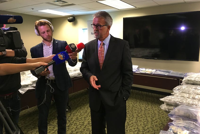 Newfoundland and Labrador Liquor Corporation vice-president of regulatory services Sean Ryan says four search warrants since June have been part of the corporation’s broader enforcement efforts on cannabis.