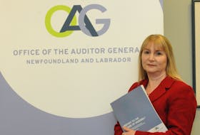 Newfoundland and Labrador Auditor General Julia Mullaley released her review of the province's latest financial statements Thursday. She says the statements show the province needs to get its spending under control.
