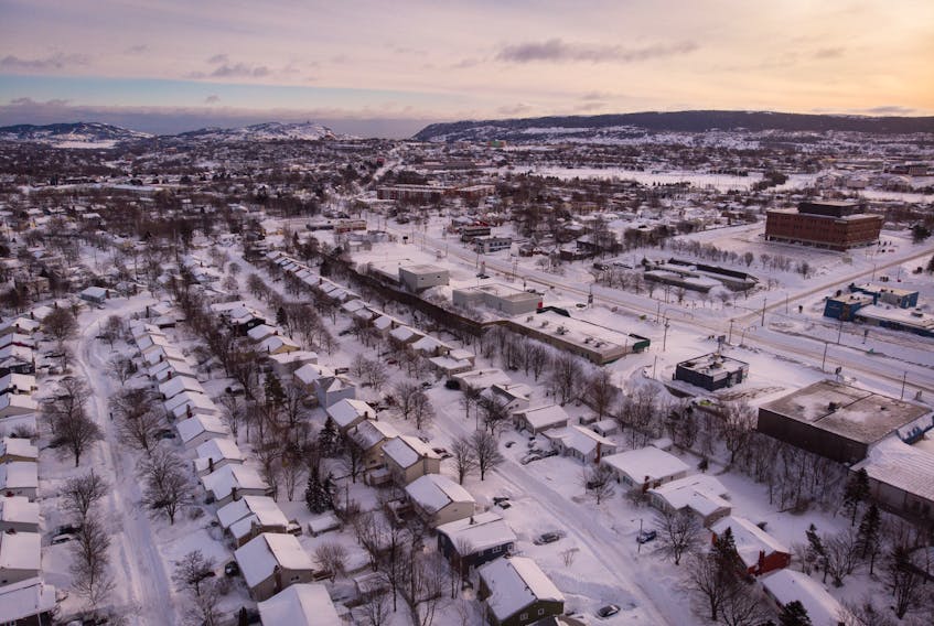 Looking at this picturesque drone photo of St. John's sent to The Telegram by reader Eric Aylward, you wouldn't say the city is buried under 70-plus centimetres of snow.