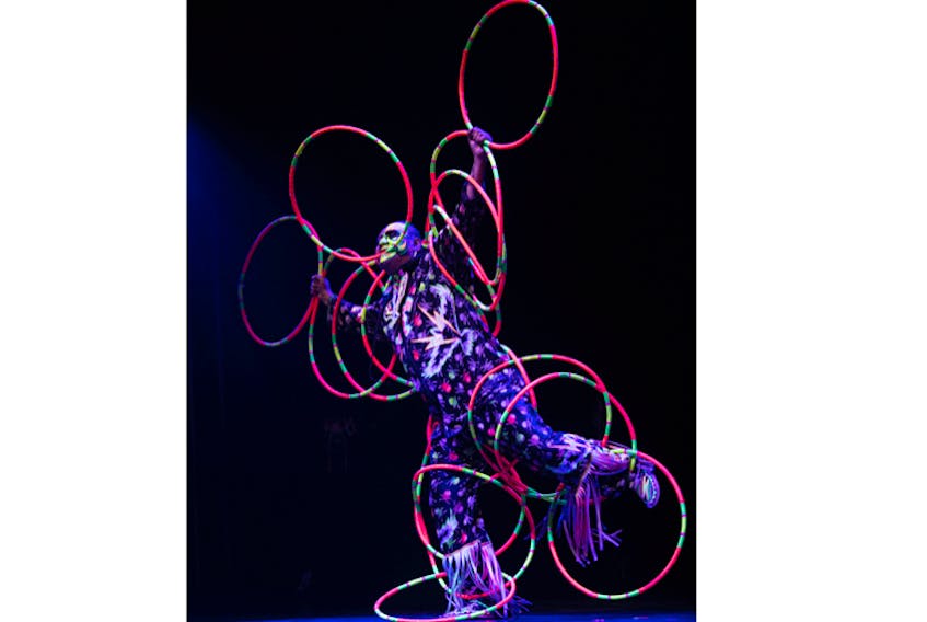 Terrence Littletent performs at the St. John's International Circus Festival. – Photo by Christopher Deacon