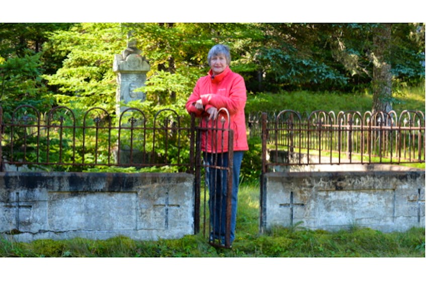 Yvonne Besso of St. John's often visits the graves of relatives at the North Side Cemetery in Holyrood. She took notice of a gravesite belonging to Capt. Thomas Dwyer, which needs some maintenance.