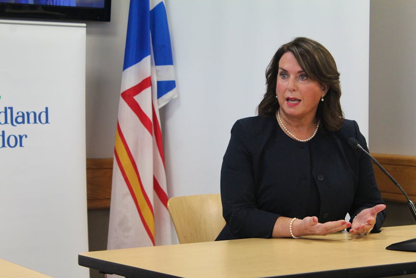 Newfoundland and Labrador deputy Premier and Finance Minister Siobhan Coady delivered her first budget today. — David Maher/The Telegram