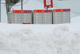 Canada Post has plenty of snow to remove before mail delivery can return to normal on the Avalon. -JUANITA MERCER/THE TELEGRAM