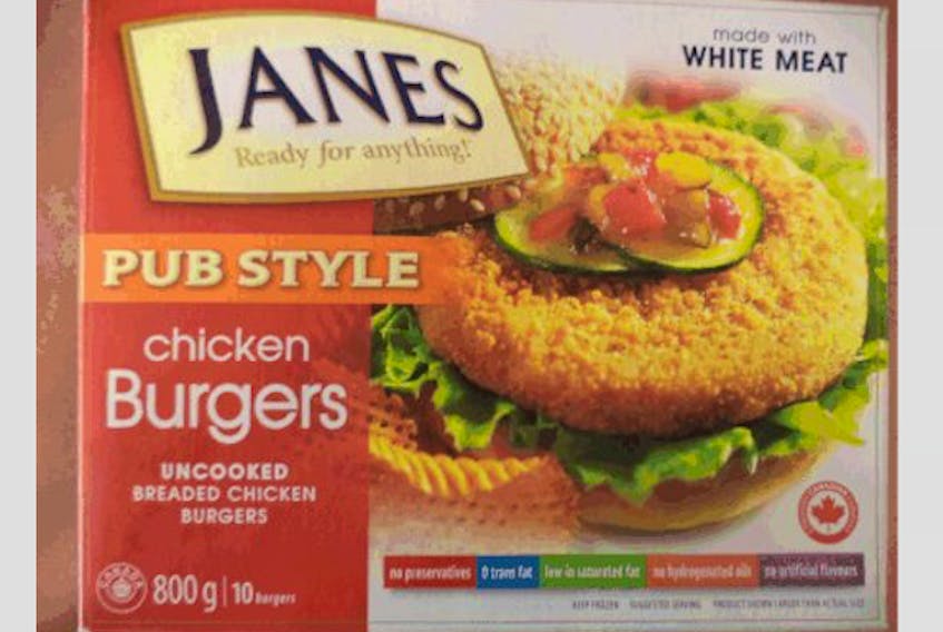 Janes pub style chicken burgers have been recalled due to salmonella contamination concerns.