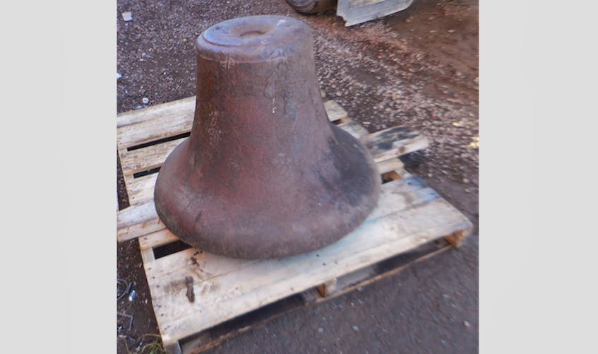 A 500-pound bell stolen from St. Luke’s Anglican Church Cemetery in Norris Arm this month has been found. Contributed Photo