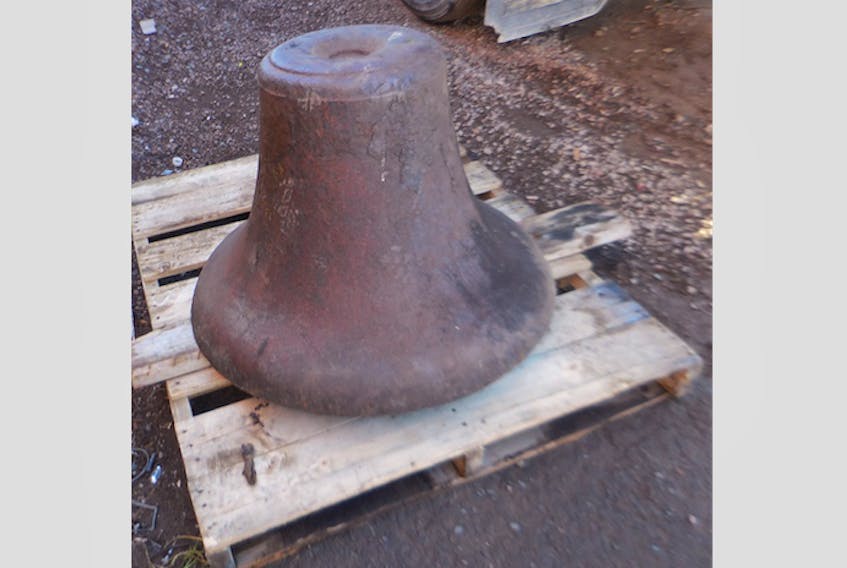 A 500-pound bell stolen from St. Luke’s Anglican Church Cemetery in Norris Arm this month has been found. Contributed Photo