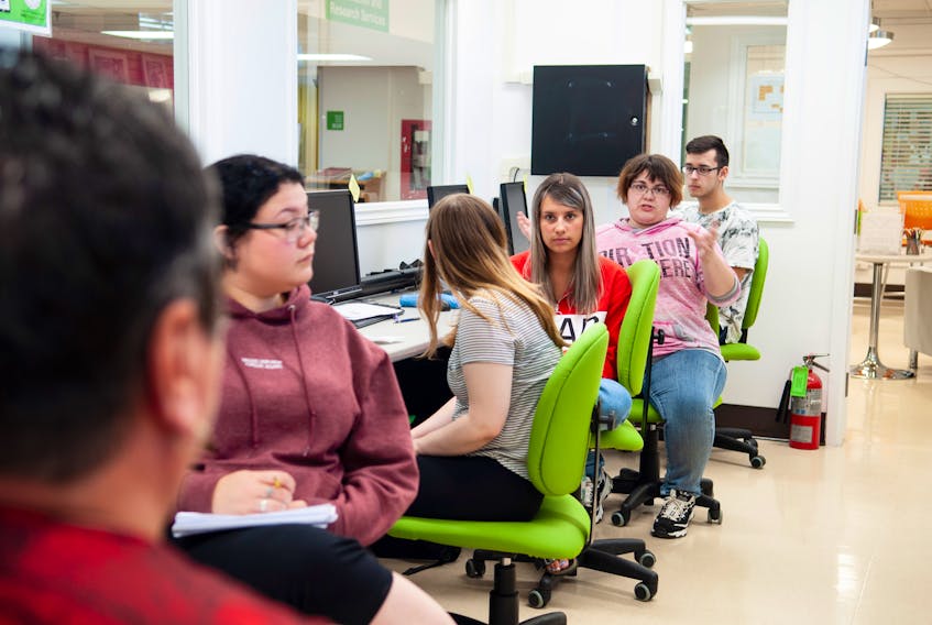 Libraries at six College of the North Atlantic campuses have been turned into Learning Commons, a collaborative space designed for students to work in groups as well as individuals in a fun atmosphere with access to the latest technology.