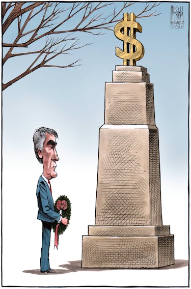 Bruce MacKinnon's cartoon for Nov. 9, 2019.