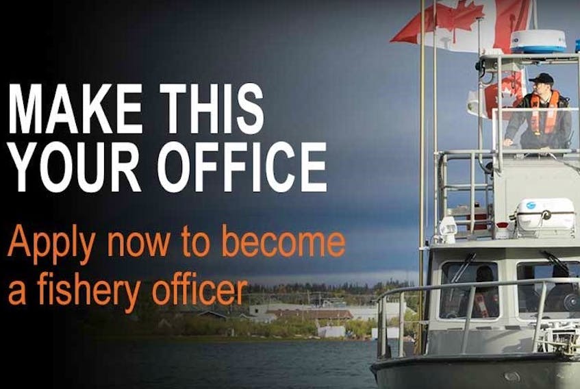 Fisheries and Oceans Canada is recruiting candidates to train for fishery officer roles.
