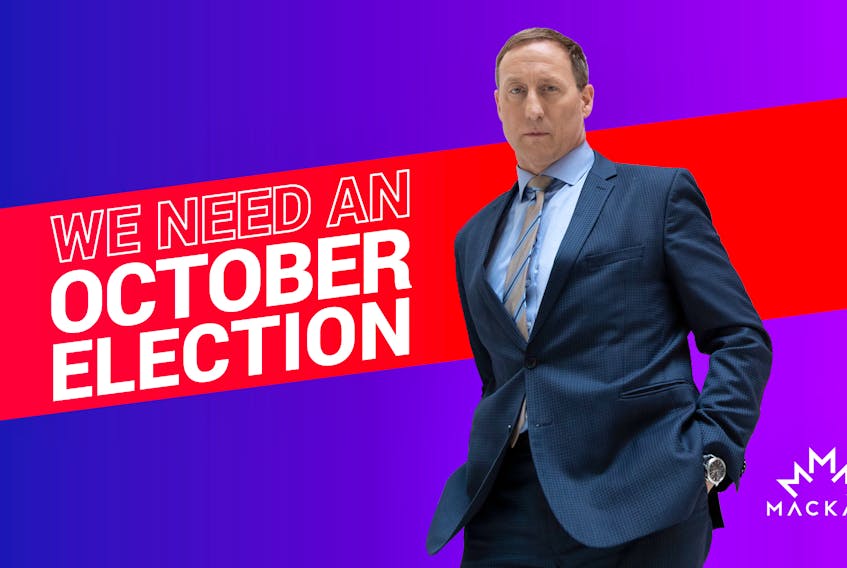 This image released on Twitter by Conservative leadership hopeful Peter MacKay on March 2, 2020 signals his intentions to go to the polls in the fall.