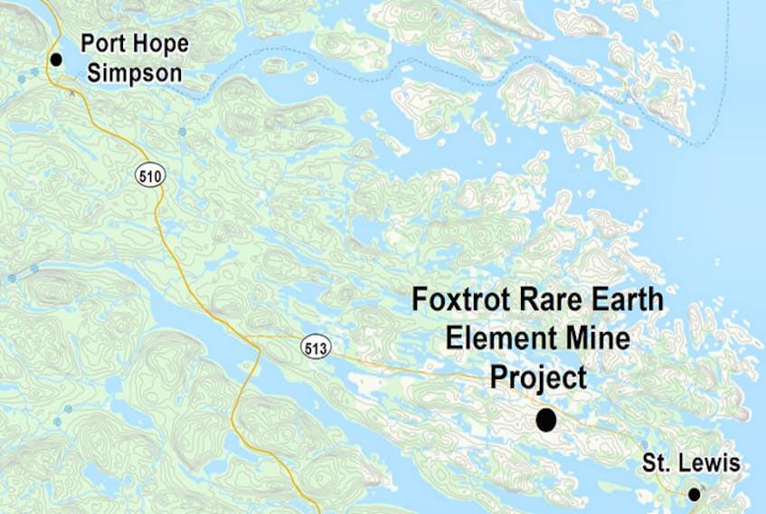 Search Minerals Inc. is proposing a new rare earth element mine located approximately 36 kilometres southeast of Port Hope Simpson. - www.ceaa.gc.ca