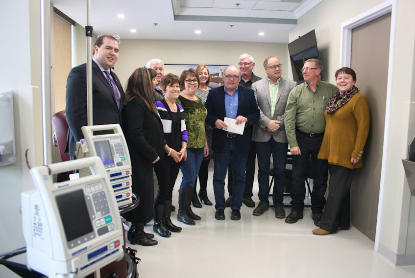Burin Peninsula Health Care Foundation board members and government officials - municipal and provincial - took a look around the newly renovated chemotherapy unit at the Burin hospital on Friday afternoon, March. 2. -  Paul Herridge