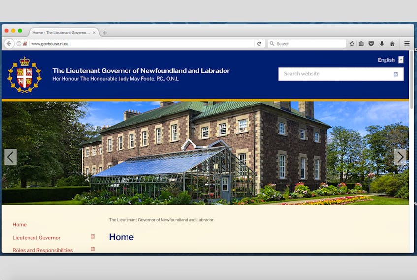 A new website has been launched for the Lieutenant-Governor of Newfoundland and Labrador and Government House - www.govhouse.nl.ca