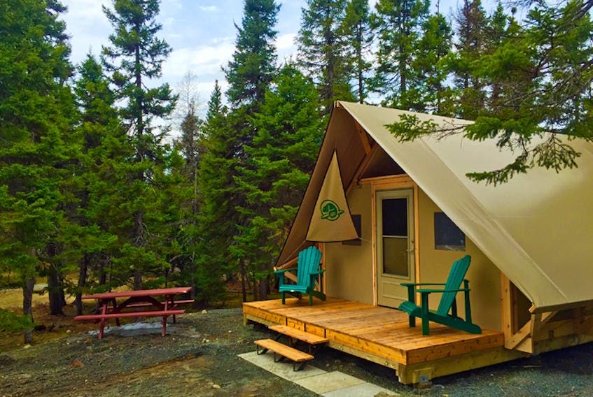 Terra Nova National Park has a number of oTENTiks – a structure that blends the fun of a tent with the convenience of a cabin. Reservations for the Newman Sound and Malady Head campgrounds as well as backcountry campsites opens next week.
