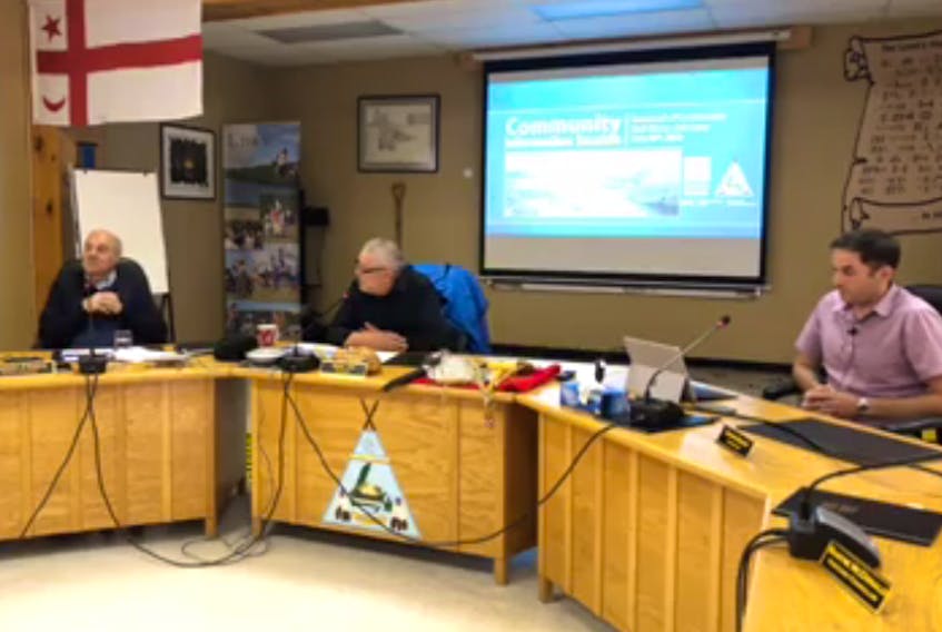The Miawpukek First Nation held a community information session today, June 20, to discuss the lifting of its drinking water advisory after nearly four years. - Video still from Miawpukek Mi'kamawey Mawi'omi's Facebook page