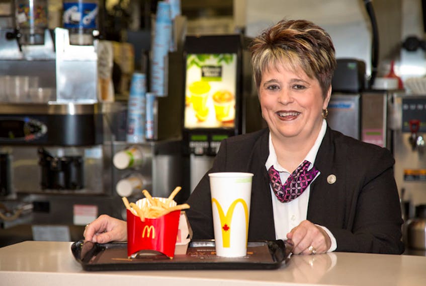 Lisa Power, manager of the McDonald’s restaurant in Grand Falls-Windsor, has received a Ray Kroc Award from the company.