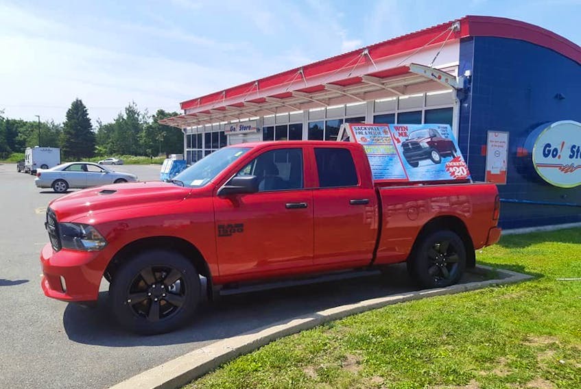 You could win this truck from Amherst Chrysler or another vehicle from the Allen Auto Group as the grand prize in the Sackville Fire & Rescue’s annual truck draw. Tickets are $20 with six prizes up for grabs for the Sept. 21 draw.