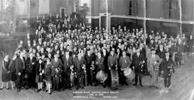 Canadian Night at the Scottish Gaelic Society in Roxbury, Massachusetts, U.S.A. on  February 10, 1927.  - Beaton Institute.