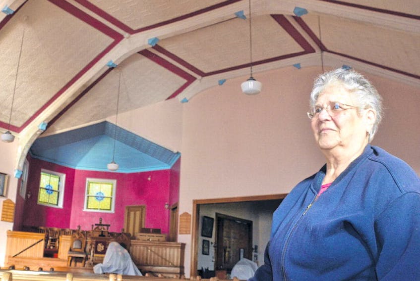 Leona MacArthur, 82, and another octogenarian in the community are the remaining congregation of the Goldboro United Baptist Church. AARON BESWICK • THE CHRONICLE HERALD