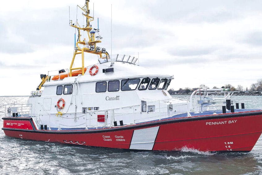 The CCGS Pennant Bay, the second of 12 new search-and-rescue lifeboats under order by the Canadian Coast Guard, is expected to be delivered to the Sambro station later this month