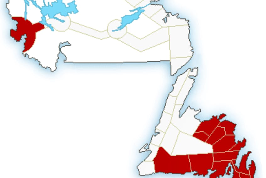 A number of weather warnings have been issued across Newfoundland and Labrador this morning, Jan. 16.