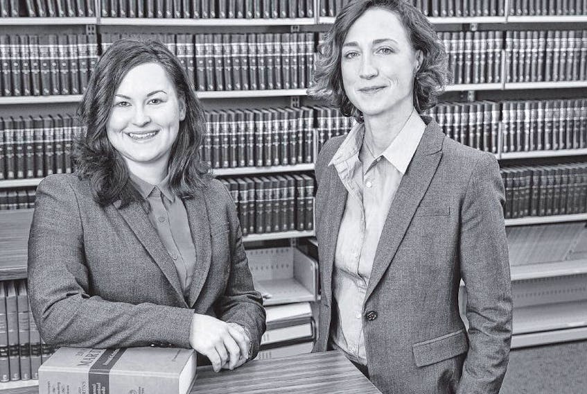 Crown attorneys Danielle Fostey, left, and Constance MacIsaac will focus on sexual assault cases for the Nova Scotia Public Prosecution Service. PUBLIC PROSECUTION SERVICE