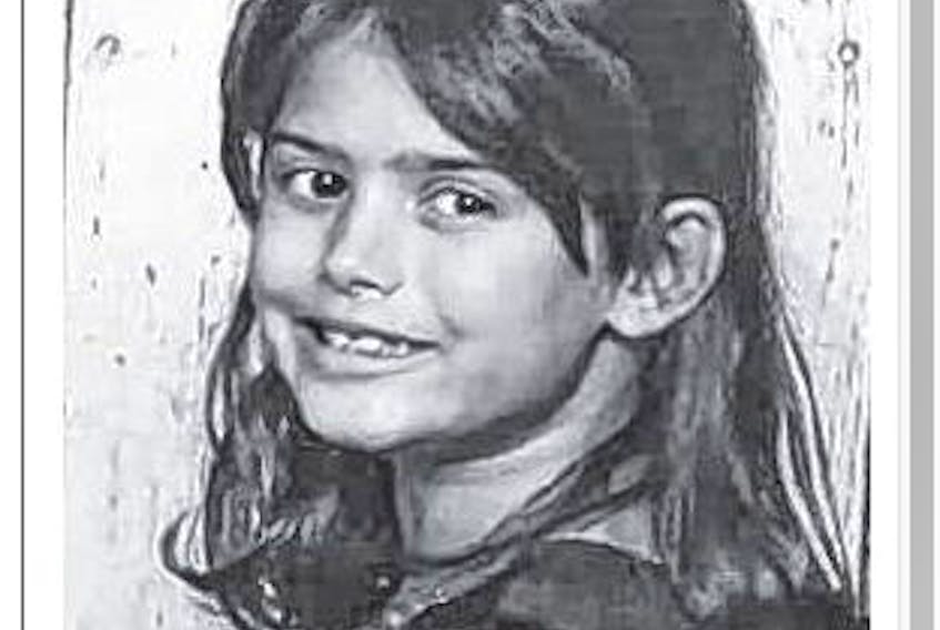 Seven-year-old Mya Prouty is shown in this undated photo
