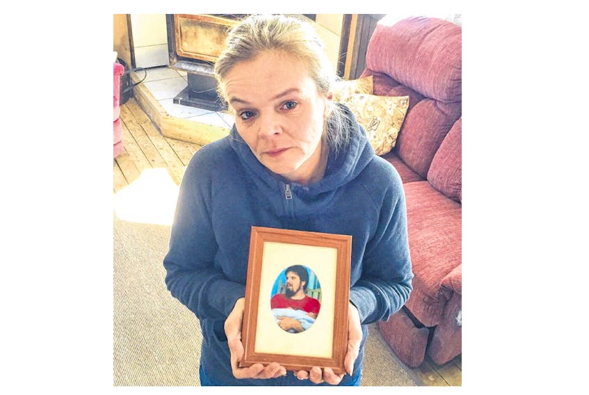 Corinne Cook’s son, Joshua Slauenwhite, went missing last August.
ANDREW RANKIN • THE CHRONICLE HERALD