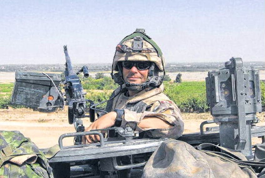 Col. Mark Gasparotto is pictured during one of his two tours in Afghanistan.