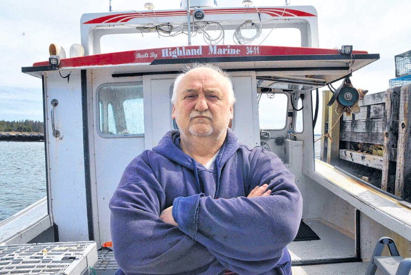 Ecum Secum lobster fisherman Austin Chambers is concerned over escalating tensions in the lobster fishery on Nova Scotia’s Eastern Shore. AARON BESWICK • THE CHRONICLE HERALD