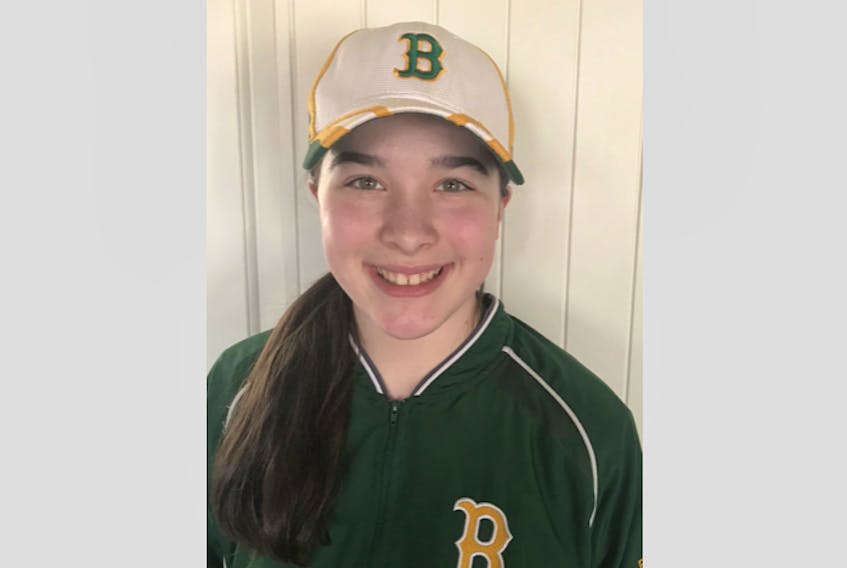 Grand Falls-Windsor’s Holly Russell will suit up with the Chicago Pioneers in August for the 2018 Baseball For All National 13U Championships in Rockford, Illinois.