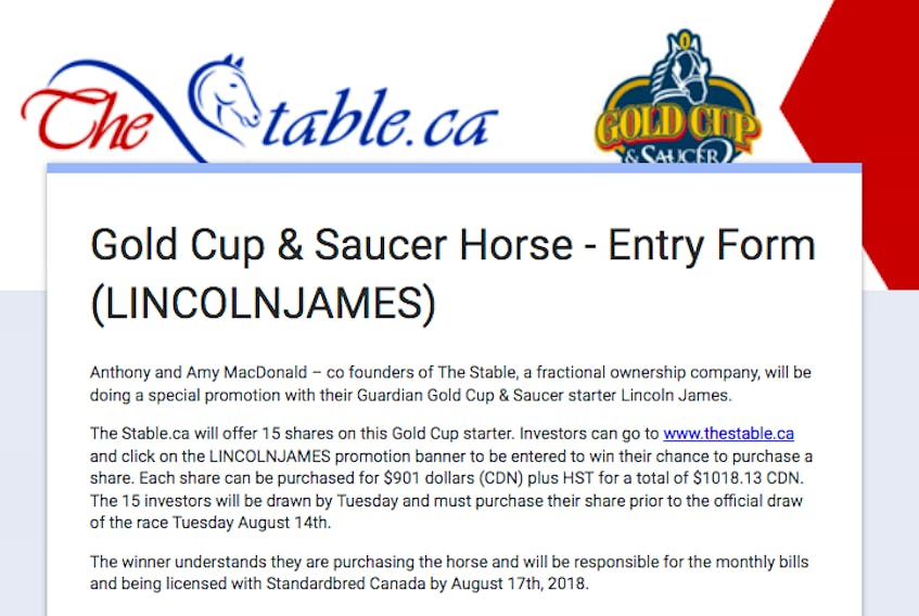 TheStable.ca is offering a special promotion for The Guardian Gold Cup and Saucer.