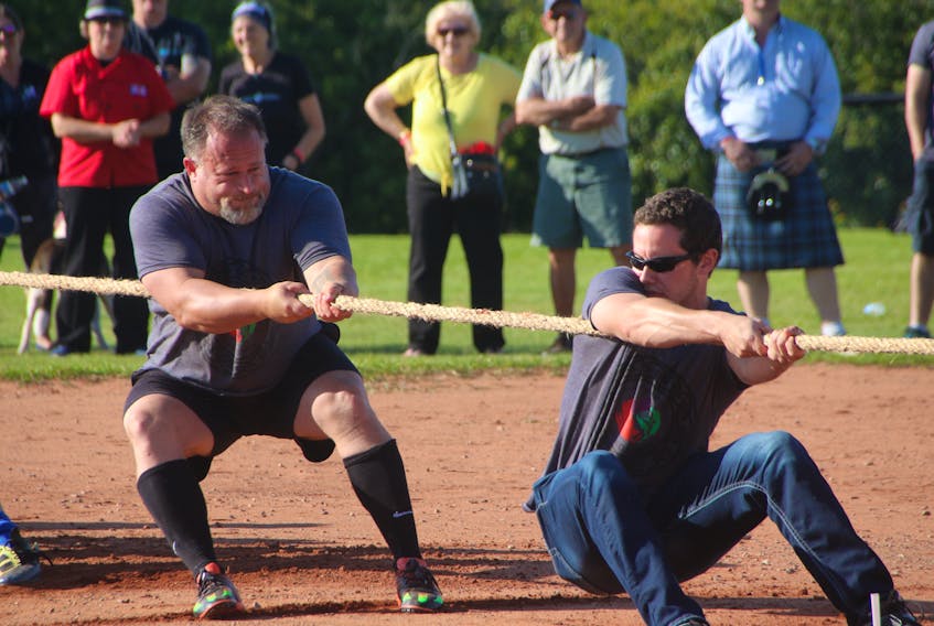 A tug o’ war competition will be included in the Colchester Highland Games & Gathering again this year. The gathering takes place September 8 and 9 this year, in Bible Hill, and includes several new additions.