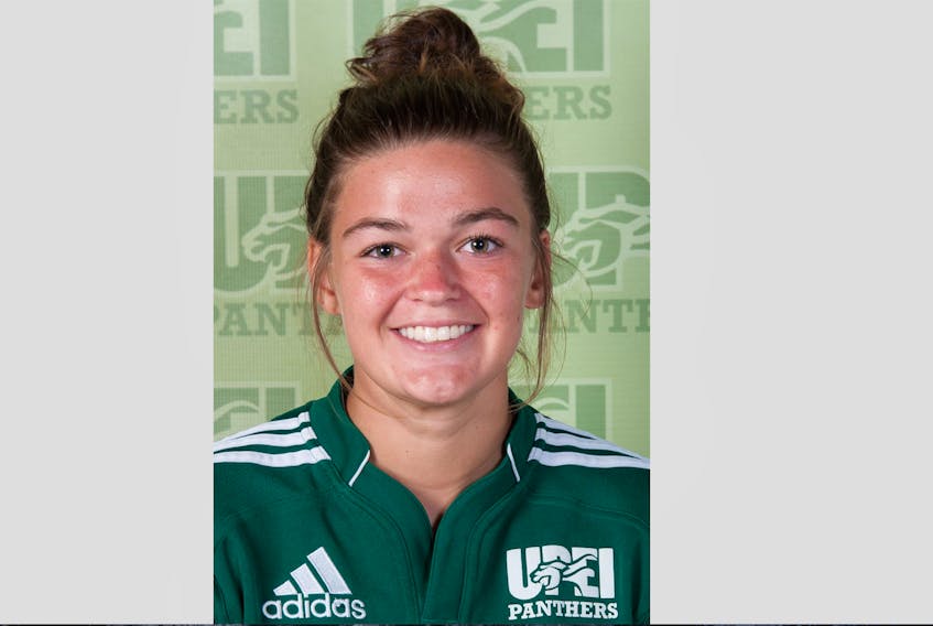 Brinten Comeau is in her first season with the UPEI Panthers rugby team.