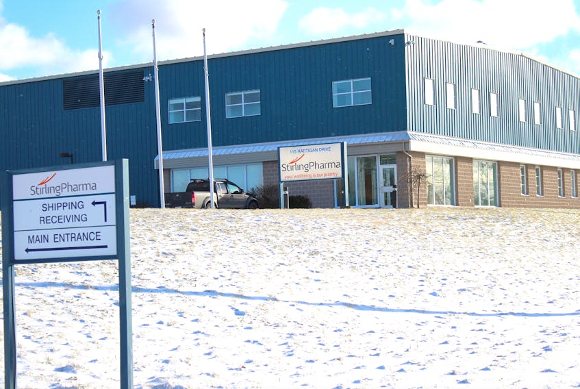 A lone vehicle sits outside the idled pharmaceutical plant in North Sydney that has been purchased by Highlanders Cannabis Corp. According to the company’s president, a family that has lived in Sydney Mines for four generations now plans to establish cannabis processing facility at the site.