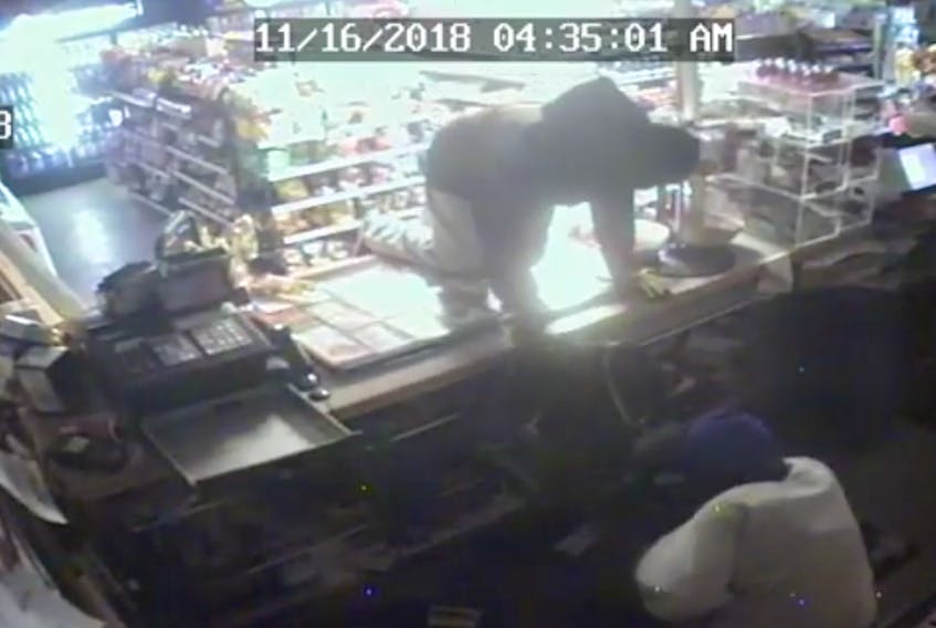 At least two suspects used a stolen vehicle to break into JMD Convenience in Conception Bay South on the night of Nov. 16. The RNC believes this break and enter and two other commercial break-ins that occurred the same night are connected.
