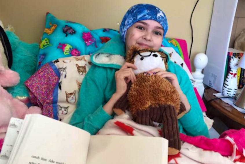 Olivia Carson turned 13 in August. The Nictaux girl had been fighting cancer for almost six months by then and spent more than a few days and nights in hospital beds since then. In fact, she spent Christmas in the hospital. But recently she completed her radiation and chemo treatments and is focusing on regaining her strength.